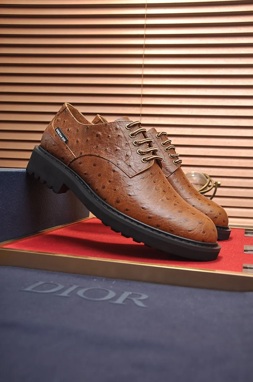 Men's shoes💰560💶[Dior] (cowhide lining) Dior original 1:1 high quality factory, imported original materials, imported original cowhide, cowhide lining, original TPU outsole, code number: 38-44